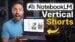 A vertical video generated by Google NotebookLM displayed on a smartphone screen.