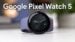Leaked promotional render showing the circular dome design of the Google Pixel Watch 5.