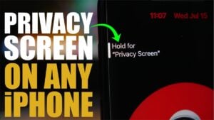 Illustration of privacy screen related to the article topic.