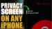 Illustration of privacy screen related to the article topic.