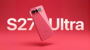 Expected horizontal pill-shaped camera layout on the Galaxy S27 Ultra.