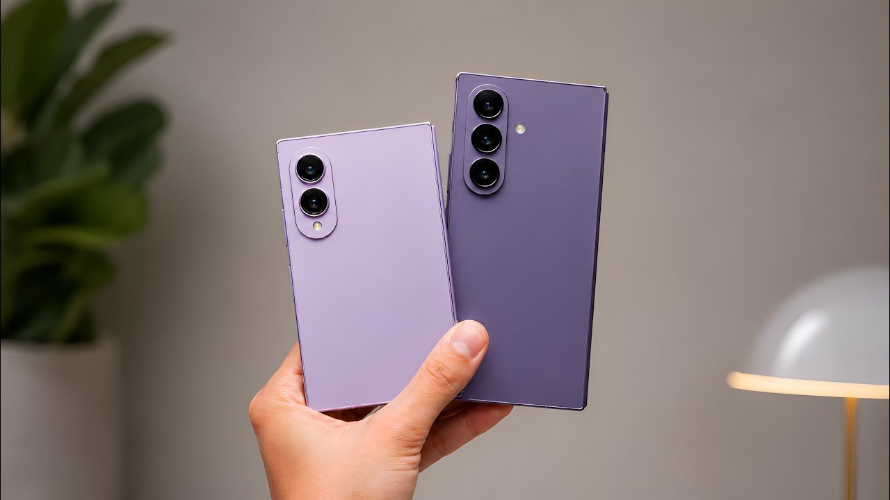 The complete 2026 lineup of Samsung Galaxy foldable smartphones displayed together.