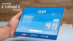 Concept render of the Samsung Galaxy Z Tri-Fold phone
