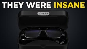 Two users wearing Snap Specs for multiplayer AR gaming