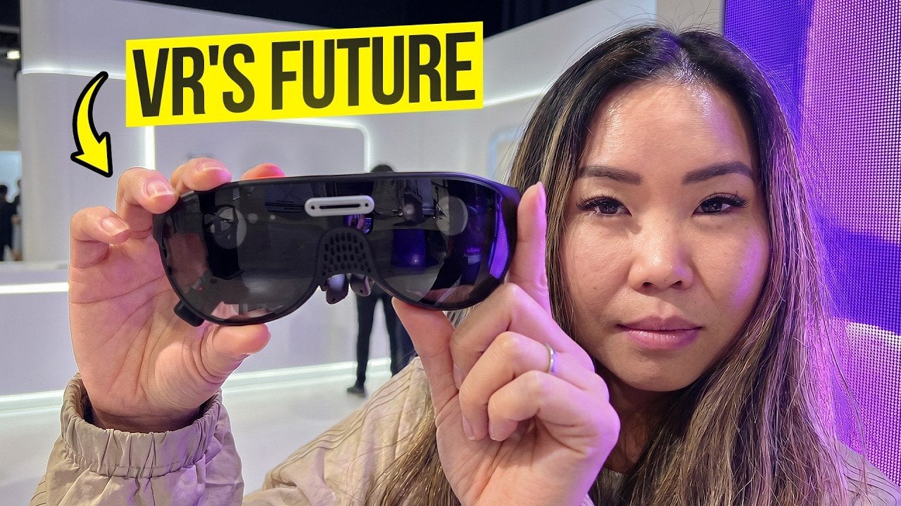 Close up of the new Snap Spectacles standalone AR glasses.
