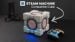 Steam Machine fitted with the dbrand Weighted Companion Cube hard case