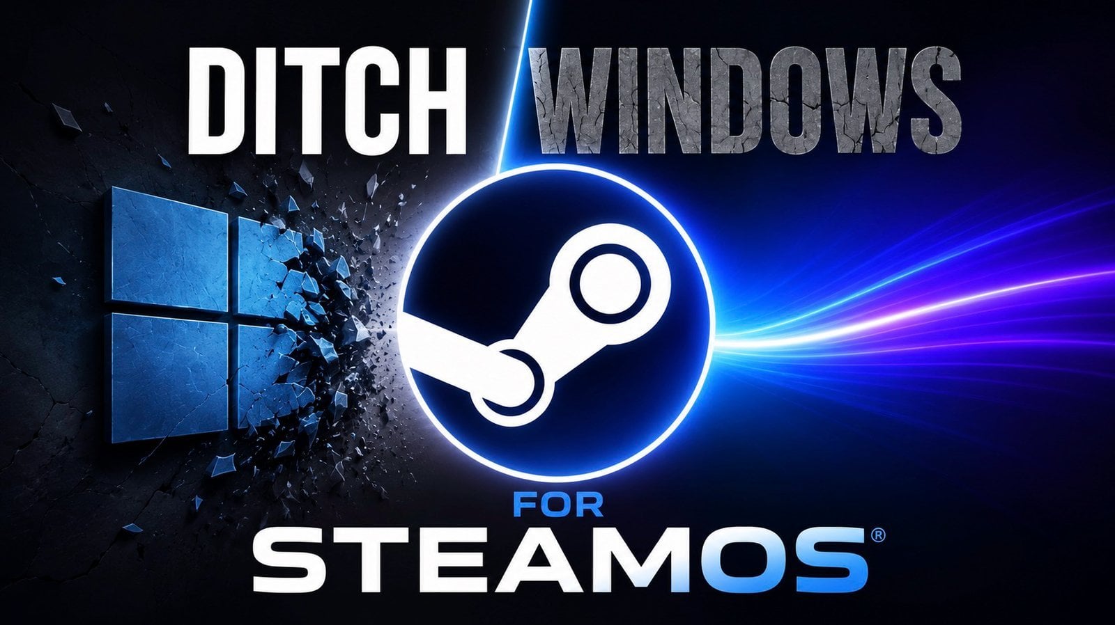 The official Steam OS interface running on a desktop gaming PC.