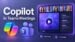 The Microsoft Teams Copilot interface showing the AI facilitator taking notes during a call.