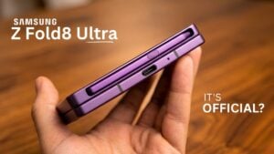 Comparison of Samsung Galaxy Z Fold 8 and Z Fold 8 Ultra smartphones.