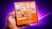 Samsung Galaxy Z Fold 8 Ultra smartphone unfolded to show the inner display.