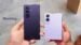 A real-life look at the Samsung Galaxy Z Fold 8 Ultra in a violet color finish.