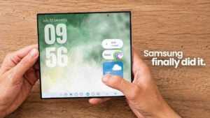 Render of the rumored Samsung Galaxy Z Fold 9 Ultra.