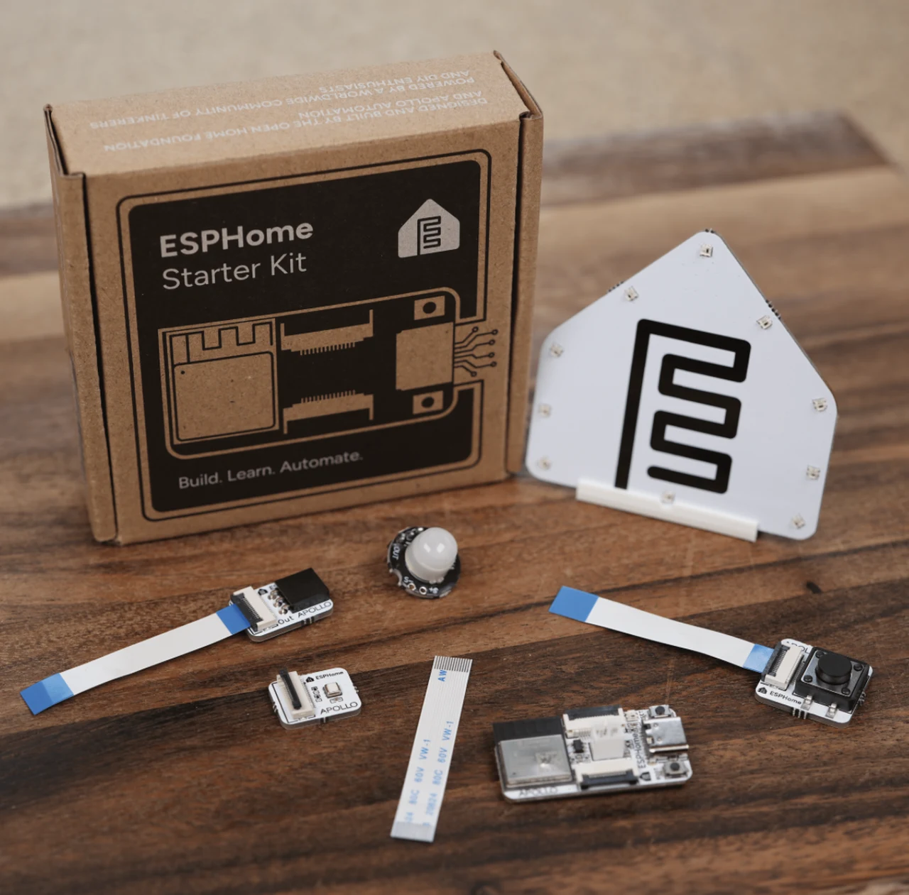 ESPHome Starter Kit Box Contents