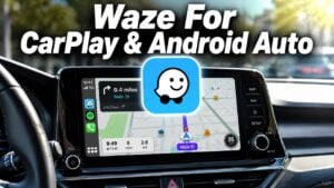 Waze on Apple CarPlay and Android Auto