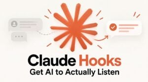 A flowchart comparing probabilistic rules to deterministic hooks in AI agents.