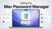 The Apple Passwords app interface on a Mac screen.