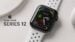 Close up of the anticipated Apple Watch Series 12 screen displaying the time