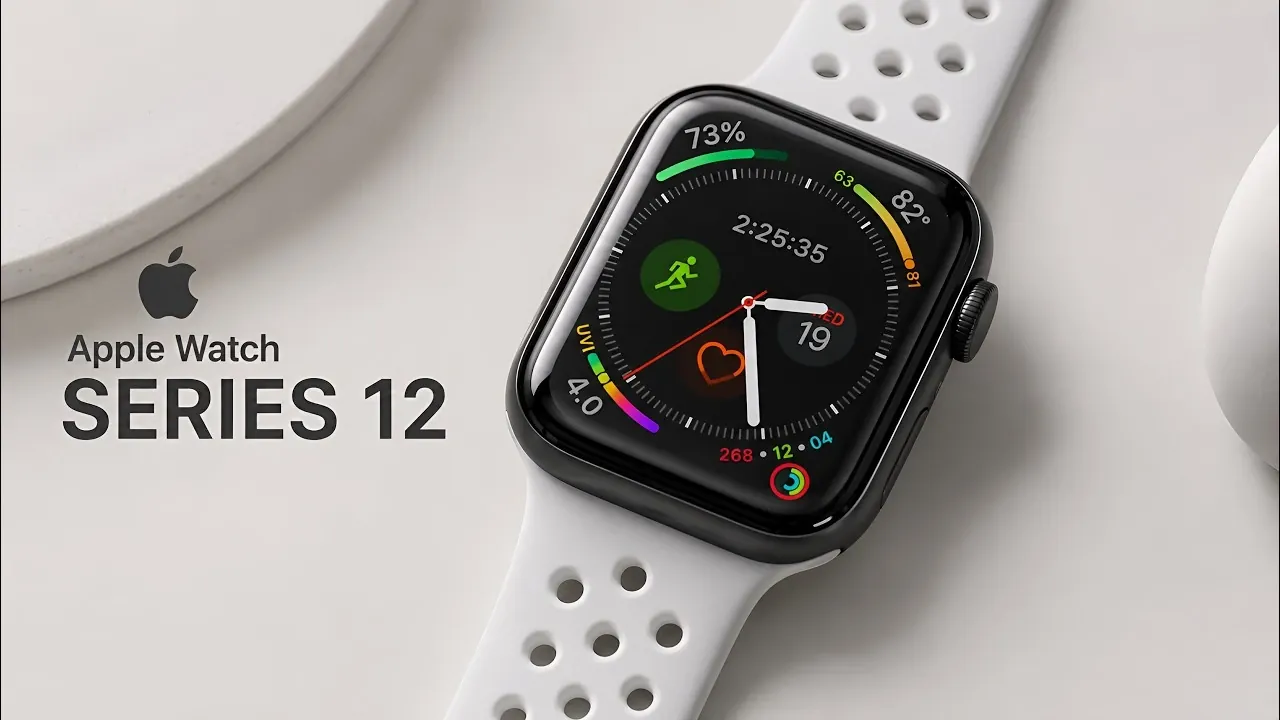The redesigned watchOS interface showing a fitness tracking application