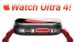 The expected thinner titanium case of the Apple Watch Ultra 4.
