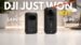 Side by side size comparison of the two 360 cameras.