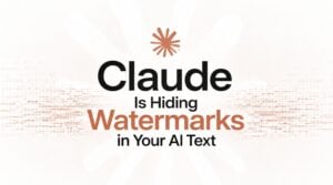 A magnifying glass hovering over Claude AI generated text.