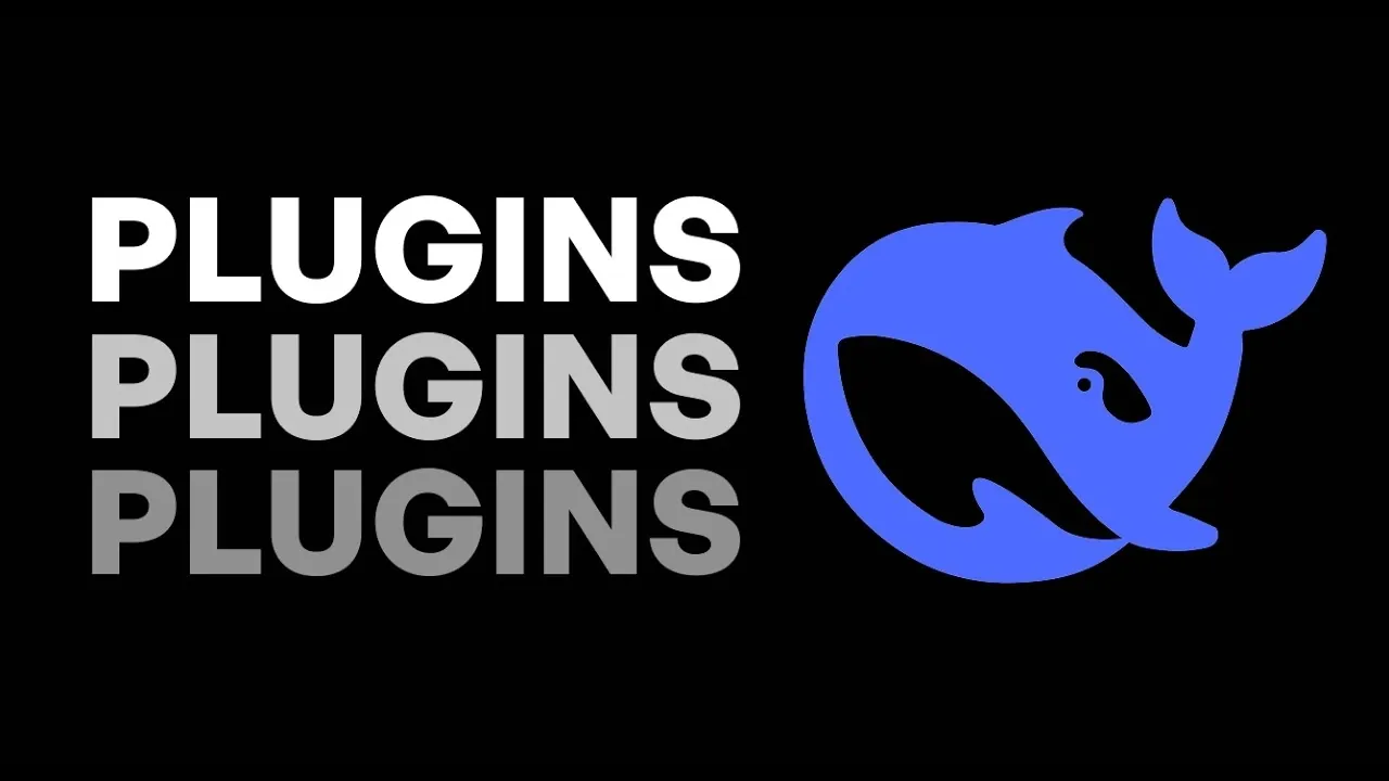A list of available AI models and plugins in the configuration menu.
