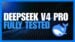 DeepSeek V4 Pro interface showing agentic coding capabilities.