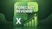 A spreadsheet showing five different revenue forecasting models in Excel.