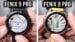 Side-by-side comparison of mapping screens on the Garmin Fenix 9 Pro and Fenix 8 Pro.