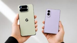 Side-by-side comparison of the Pixel 11 Pro Fold and Galaxy Z Fold 8.