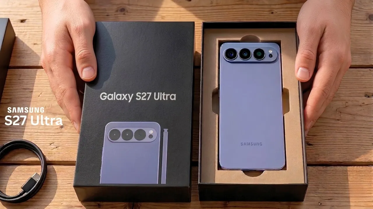 Close up view of three rear camera lenses on a modern smartphone.