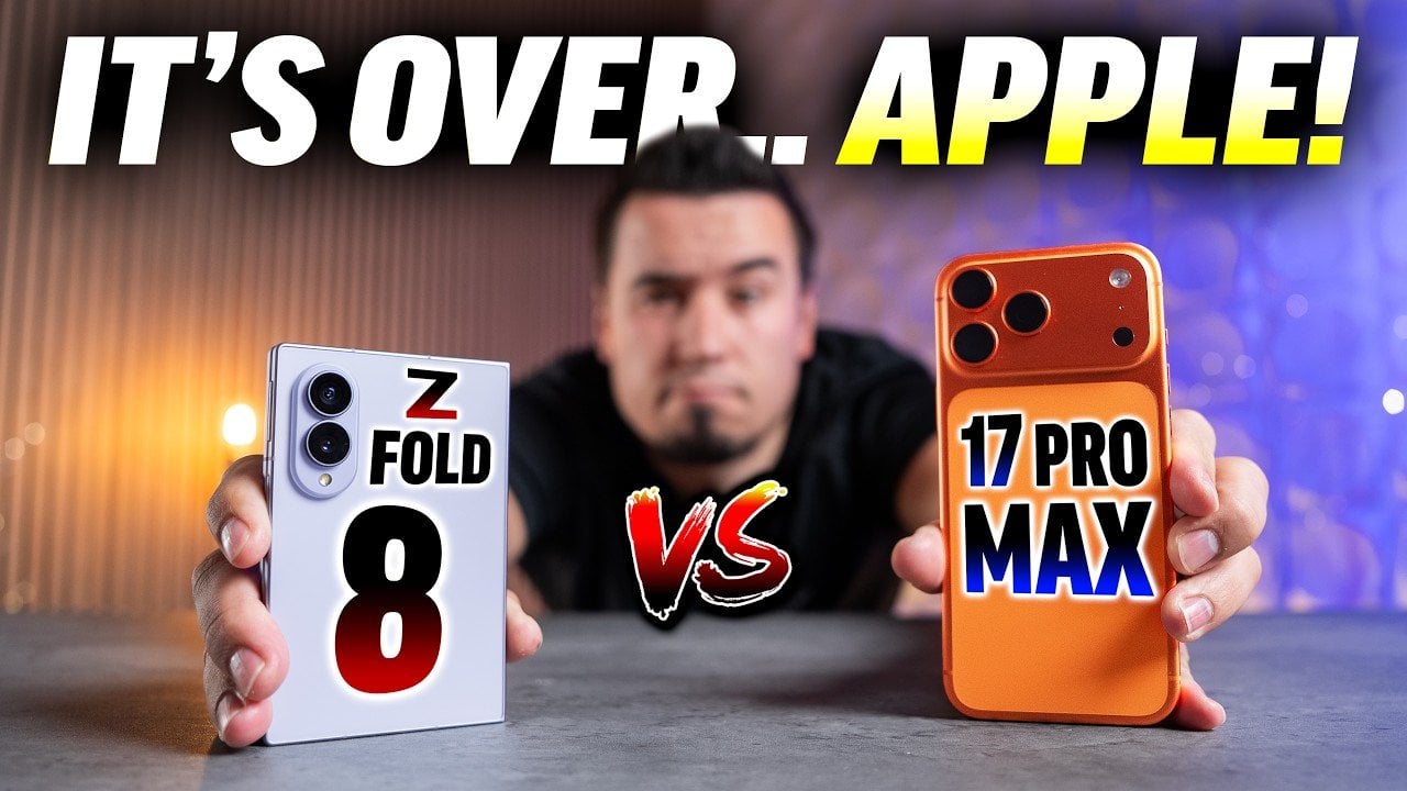 Image for article Can the Galaxy Z Fold 8 Actually Replace the iPhone 17 Pro Max?