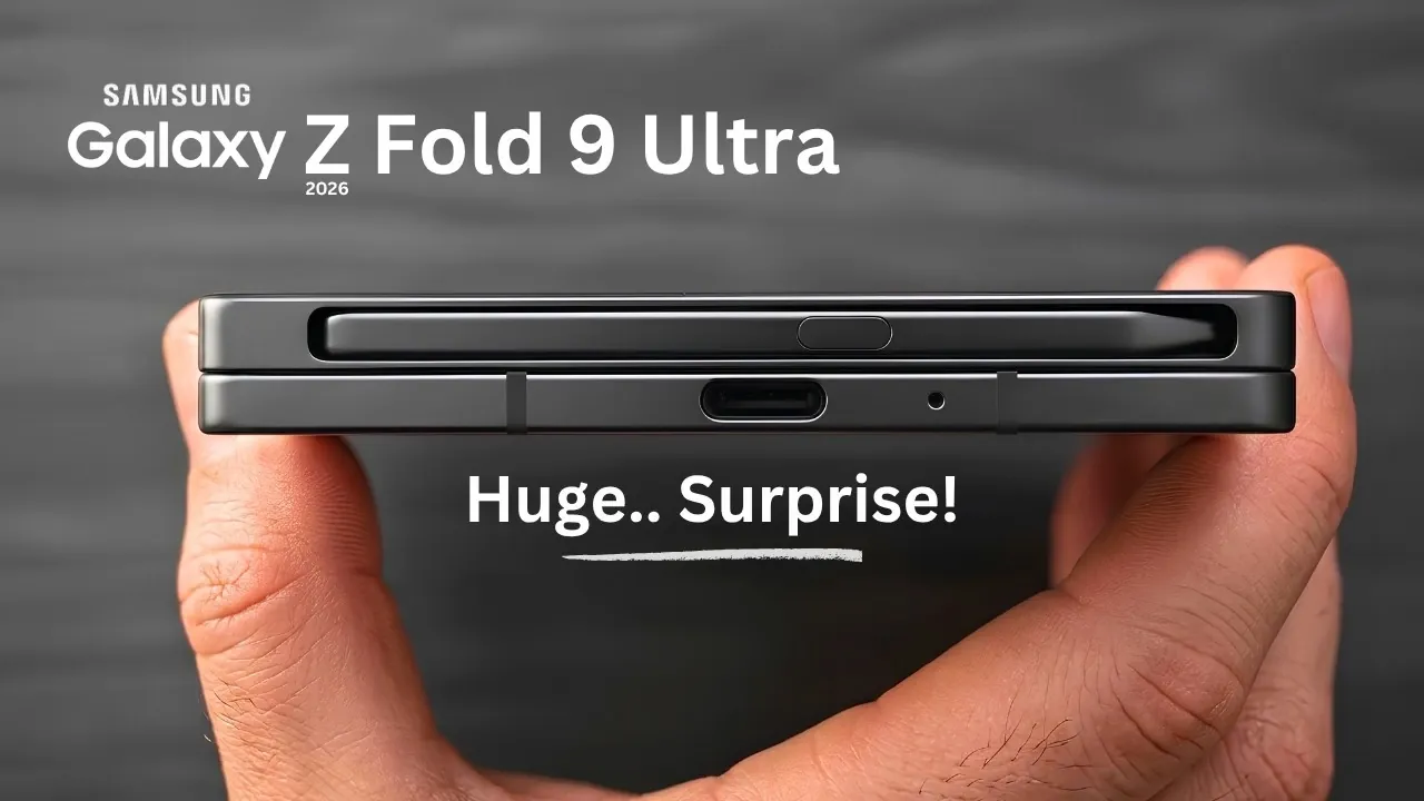 Close up of a foldable smartphone hinge and inner screen