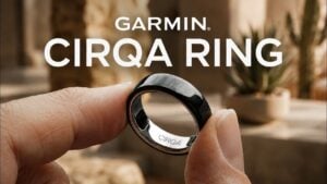 Conceptual render of the unconfirmed Garmin CIRQA smart ring design.