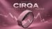 The Garmin CIRQA tracker worn on a user's biceps during a workout.