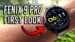 Front view of the Garmin Fenix 9 Pro watch worn on a wrist.