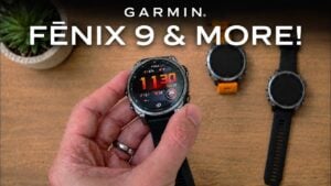 A mockup of the expected Garmin Fenix 9 smartwatch.