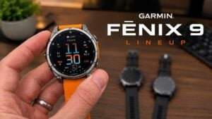 Render of the expected Garmin Fenix 9 smartwatch.