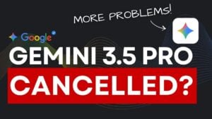 The official logo for Google Gemini displayed on a screen.