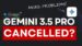 The official logo for Google Gemini displayed on a screen.