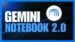 The new Gemini Notebook workspace interface showing cloud computing tools.