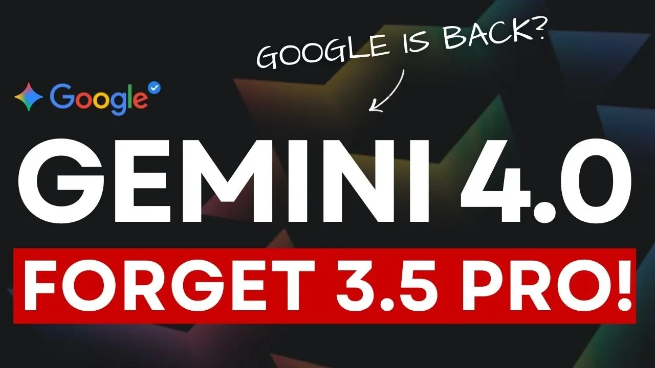 A stylized digital graphic representing the anticipated Gemini 4 AI model.