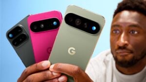 The front and back design of the Google Pixel 11 smartphone.