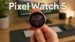 A person wearing the Google Pixel Watch 5 on their wrist.