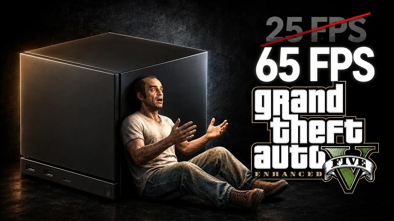 Frame rate counter showing 60 FPS in Grand Theft Auto 5