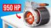 The compact 28 kg Helix SPX177 electric motor.