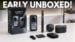 An Insta360 X6 camera next to its retail packaging and accessories.