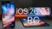 An iPhone screen displaying the iOS software update installation bar.