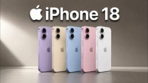 Concept render of the rumored standard iPhone 18 model.