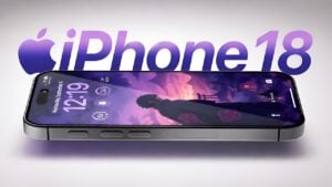 A rendering of the rumored iPhone 18 Pro Max smartphone.